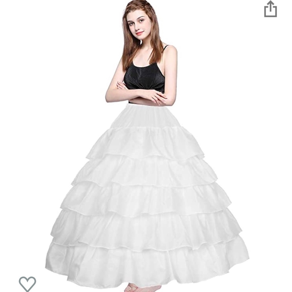 6 Hoop Bridal Petticoat/Underskirt NWT